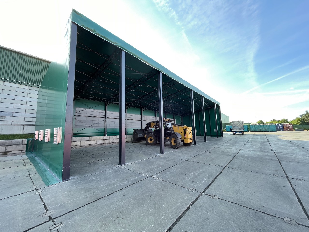 Pultová střecha – montovaná hala