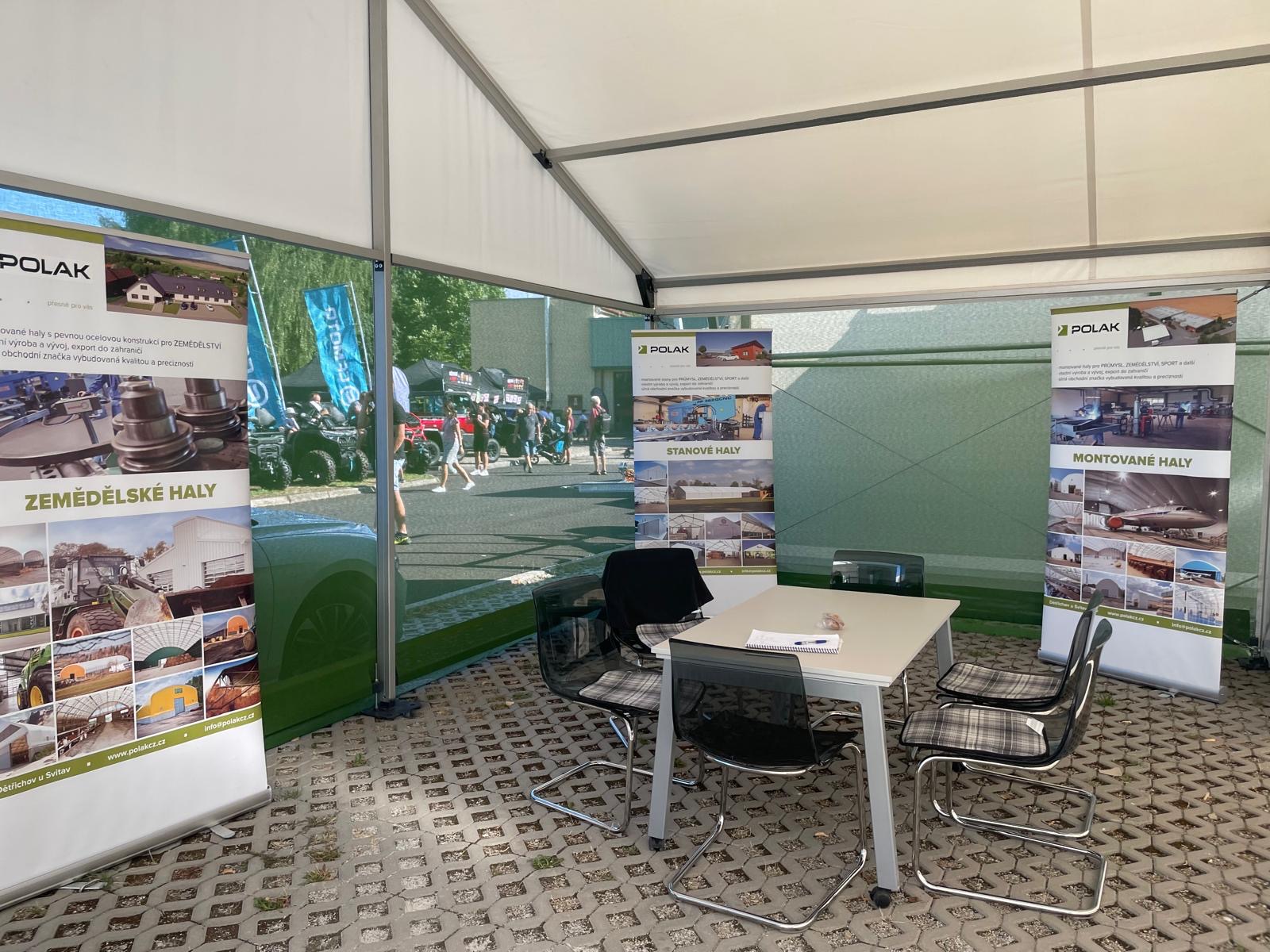 Expozice montované haly POLAK na Země Živitelka 2026