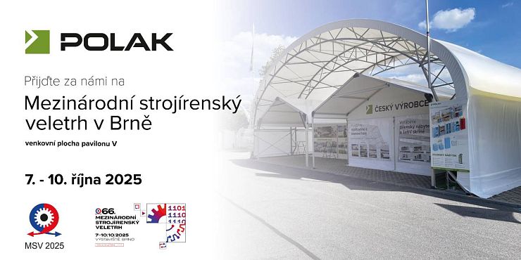 POLAK CZ na MSV 2025 - prvýkrát aj s montovanými halami!