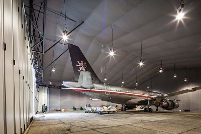 Hangár pre vládny Airbus Armády Českej republiky, Praha - Kbely