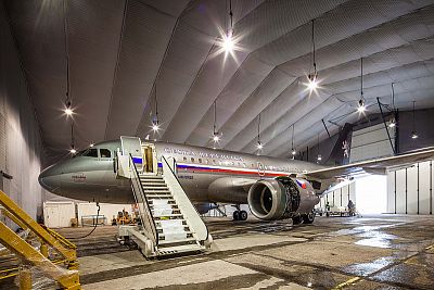 Hangár pre vládny Airbus Armády Českej republiky, Praha - Kbely