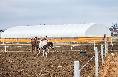 Jazdiareň Equiwell, Hrobice