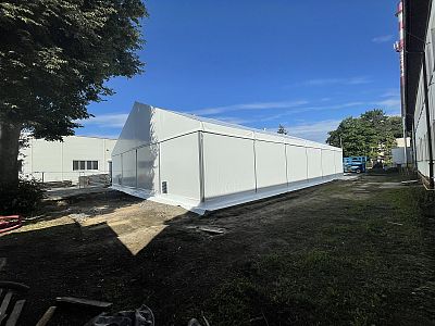 Ľahká stanová hala, SAPA - LPJ, spol. s r. o.