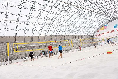 Plážová volejbalová hala E.ON Beach Arena, České Budějovice