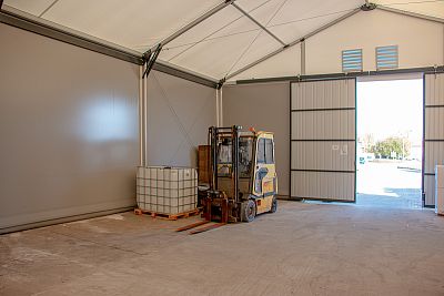 Stanová hala na skladovanie, Sezemice